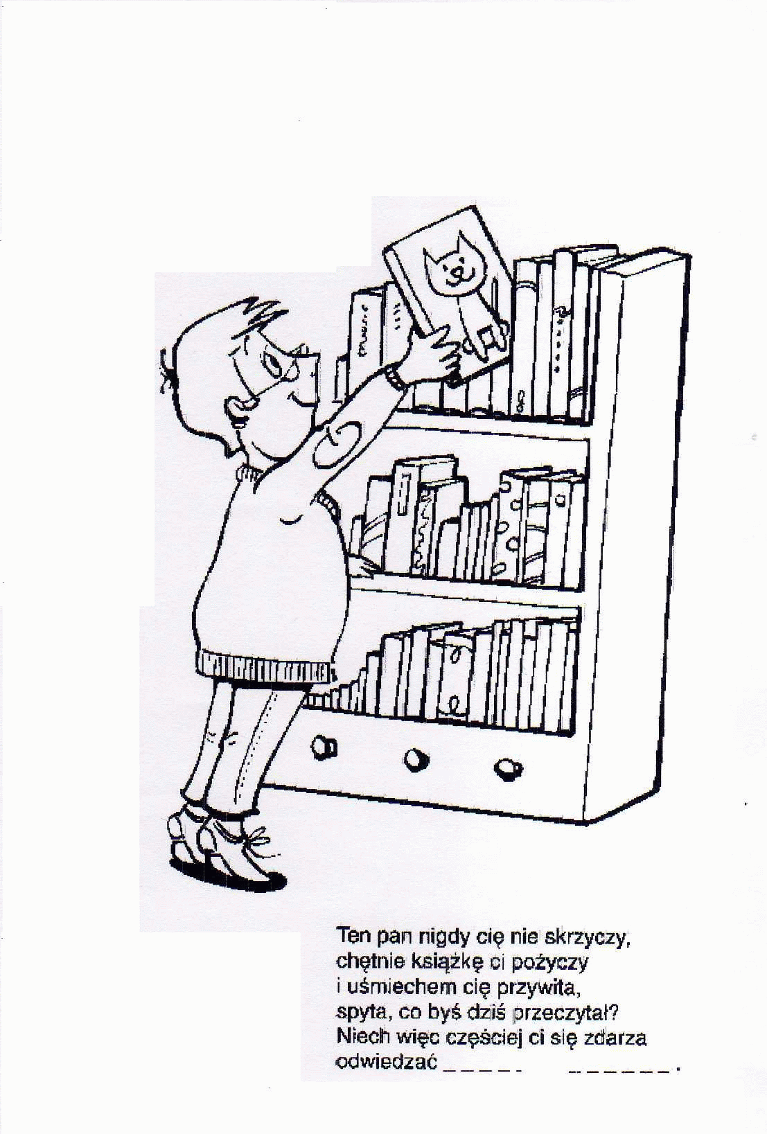 Biblioteka kolorowanki